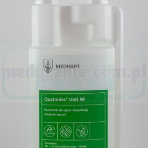 Quatrodes Unit 1L concentrat pentru curățarea și dezinfectarea echipamentului de aspirație